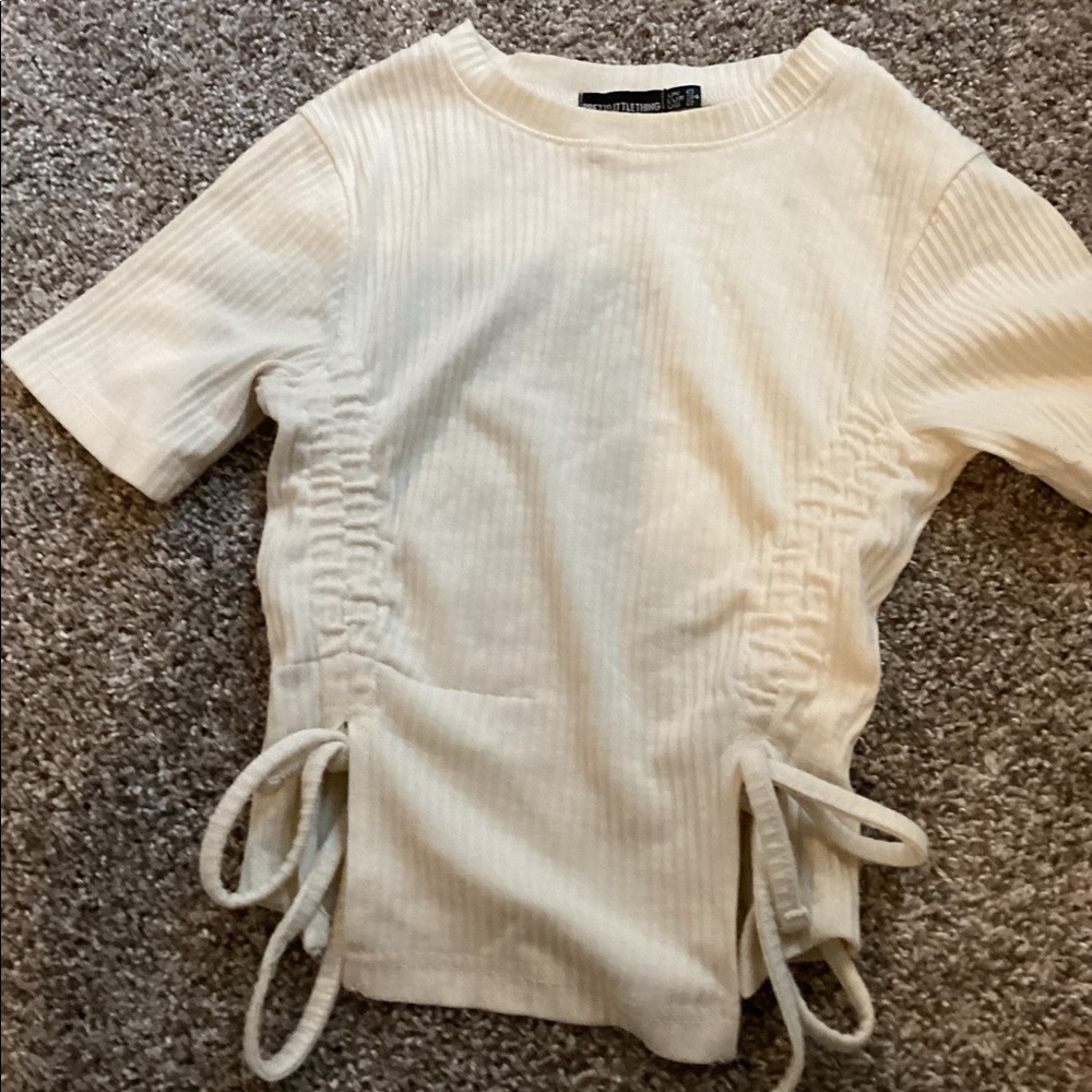 Pretty little thing cream top